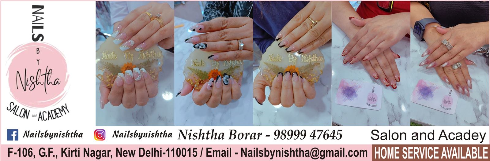NAILS BY NISHTHA (Nail Extention Kirti Nagar)